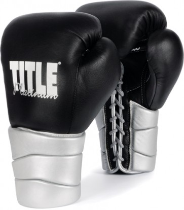 Боксерские перчатки TITLE Platinum Paramount Lace Training Glove