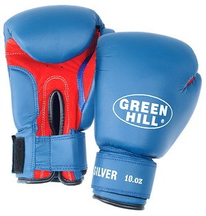 Боксерские перчатки Green Hill "SILVER"