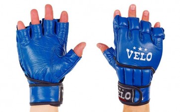 Перчатки для смешанных единоборств MMA Кожа VELO ULI-4021