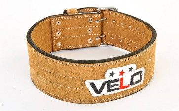 Пояс для пауэрлифтинга кожаный VELO VL-6645