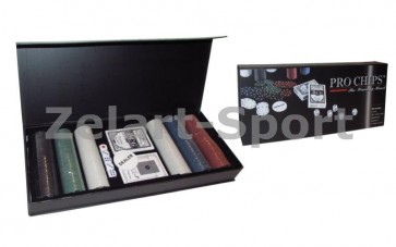 Покерный набор в цвет. карт. коробке-200 YH-300AP