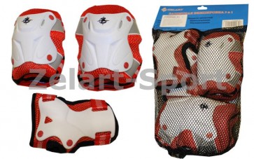 Защита спортивная наколенники, налокот., перчатки ZEL Z-7018K