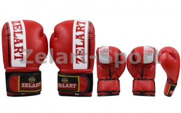 Перчатки боксерские PU ZEL ZB-4277