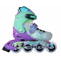 Роликовые коньки раздвижные ZEL Z-097VG / (34-37) SPRING