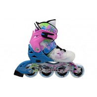 Роликовые коньки раздвижные ZEL Z-097BP / (30-33) SPRING