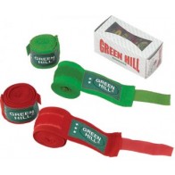 Боксерские бинты Bandages "COTTON" Green Hill