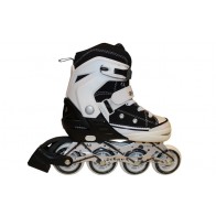 Коньки роликовые раздвижные ZEL Z-823BK