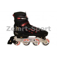 Роликовые коньки раздвижные KEPAI F1-S9-R / (42-44) красный