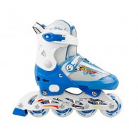 Детские роликовые коньки раздвижные RIO BLUE / (33-36)