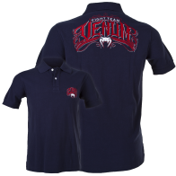 Футболка Venum Red Devil Polo - Navy