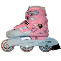 Роликовые коньки раздвижные детские KEPAI SK-321P / (32-35) розовый