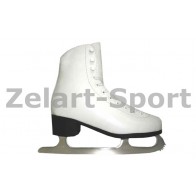 Коньки фигурные белые PVC TK-082-B-35