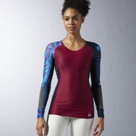 Футболка женская компрессионная с длинным рукавом Reebok Crossfit