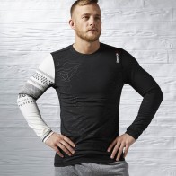 Компрессионная футболка с длинным рукавом мужская Reebok