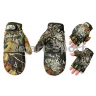 Перчатки-варежки флисовые для рыбалки BC-2343