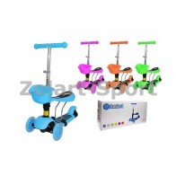 Самокат с наклоном руля Micro Mini с сиденьем 3 в 1 C-0332