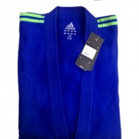 Детское кимоно для дзюдо Adidas Club  J350 (зеленые погоны)