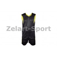 Форма баскетбольная мужская без номера CO-1036-BK