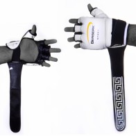 Перчатки для смешаных единоборств 4 oz LEGACY black/blu/white