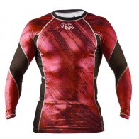 Рашгард Peresvit Immortal Silver Force Rashguard Long Sleeve Red Burn