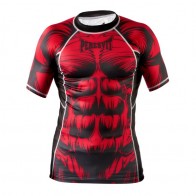 Рашгард Peresvit Beast Silver Force Rashguard Short Sleeve Red