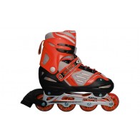Роликовые коньки раздвижные KEPAI F1-A1-R / (38-41) красный