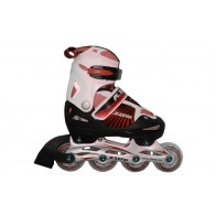 Роликовые коньки раздвижные KEPAI F1-K08-R / (38-41) красный