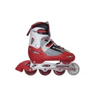 Роликовые коньки раздвижные KEPAI F1-S4-R / (38-41) красный