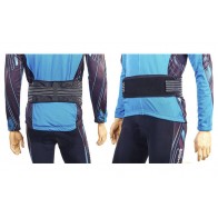 Пояс корсет для поясницы с магнитами PS FI-1210 (р-р 130х13см, черный)