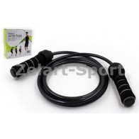 Скакалка со стальным тросом скоростная утяжеленная PS FI-4901