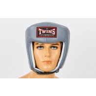 Шлем боксерский TWINS открытый с усиленной защитой макушки (кожаный)
