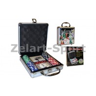Покерный набор в алюм. кейсе-100 IG-4392-100