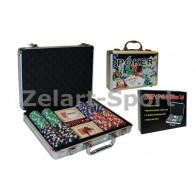 Покерный набор в алюм. кейсе-200 IG-4392-200