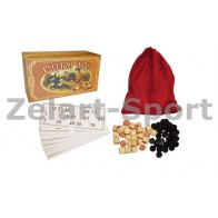 Лото в бамбук. коробке (настольная игра) IG-8807