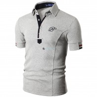 Футболка-поло мужская Doublju Mens Casual Short Sleeve Polo T-shirt