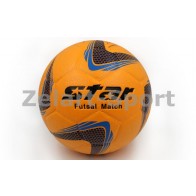 Мяч футзал №4 Клееный-PU STAR JMT03501