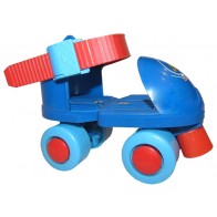 Роликовые коньки раздвижные K01 / (25-30) сине-красные