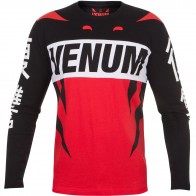 Лонгслив Venum Revenge T-Shirt Red Black