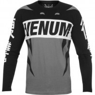 Лонгслив Venum Revenge T-Shirt Grey Black