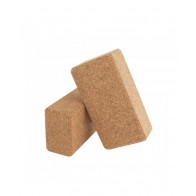 Блок для йоги пробковый LiveUp YOGA BRICK