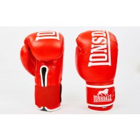 Перчатки боксерские кожаные на липучке LONSDALE MA-6760-R