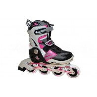 Роликовые коньки раздвижные ZEL Z-638P / (32-35) розовый