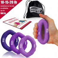 Набор овальных эспандеров для кисти HOMEGYM Hand Strengthener OVAL
