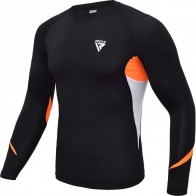 РАШГАРД С ДЛИННЫМ РУКАВОМ RDX LYCRA ORANGE