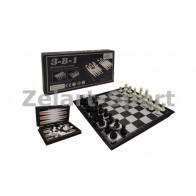 Шахматы, шашки, нарды дорожный набор SC56810