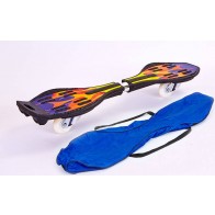 Скейтборд  2-х колесный RipStik SK-004S (ABS, PU,  светящиеся 34")