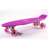 Penny (пенниборд) PU однотонная дека 22inch колесо светящ. SK-405-4 LED WHEELS FISH