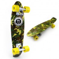 Скейт Penny Board CAMO GREEN FISH SK-4443-1