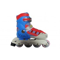 Роликовые коньки раздвижные KEPAI SK-320BL / (28-31) сине-красно-серый