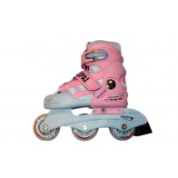 Роликовые коньки раздвижные KEPAI SK-320P / (32-35) розовый